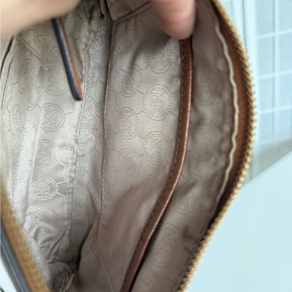 Michael Kors Tan Leather Crossbody Bag - Picture 8 of 8